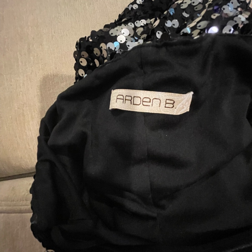 Arden B Dress Large Black/Silver - Picture 7 of 7